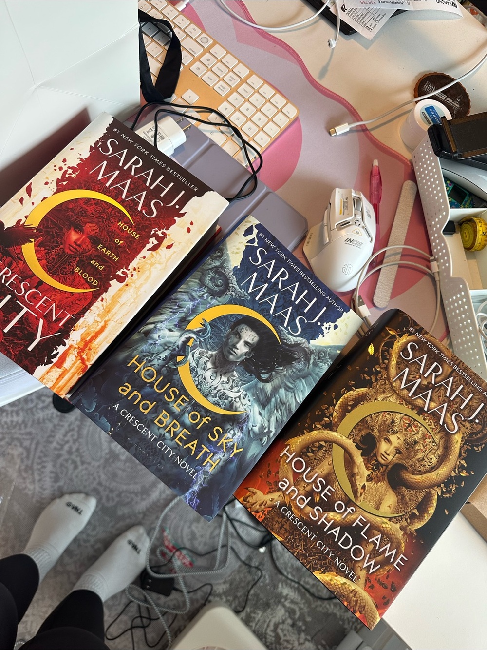 Sarah J. Maas Crescent City Trilogy Hardcover Barnes & Noble Special Editions